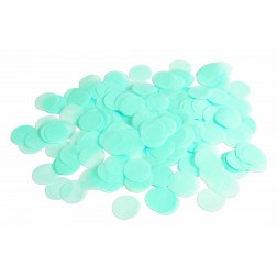 0.8oz Paper Confetti Dots Light Blue