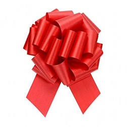 Pull Bow 4" Hot Red