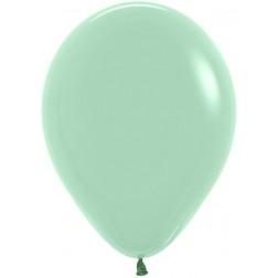 05" Pastel Dusk Green Tea Round (50pcs)  (Air Only)