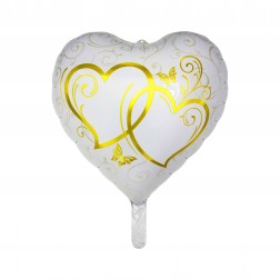 18" Entwined Hearts Gold