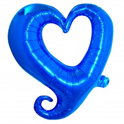 16" Classy Heart Royal Blue  (AIR ONLY)