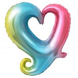 16" Classy Heart Rainbow  (AIR ONLY)