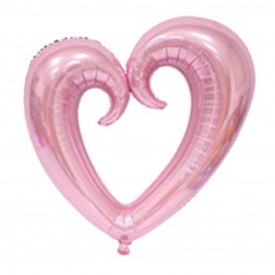 31" Linking Heart Baby Pink