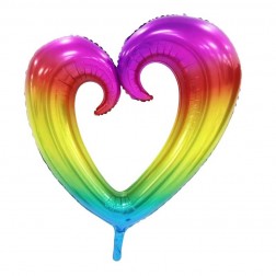 31" Linking Heart Rainbow