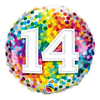 14th Birthday Balloons