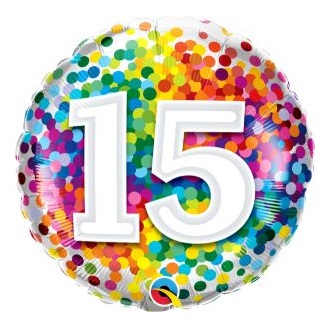 15th Birthday Balloons