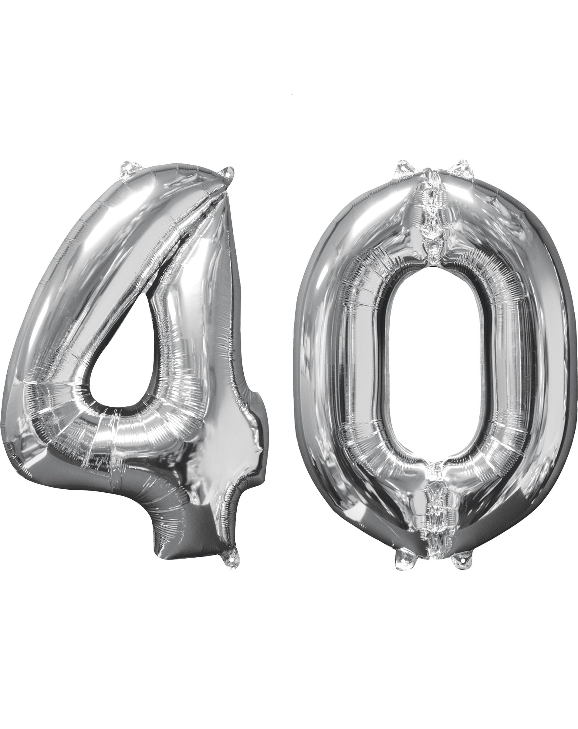 Number 40 balloons