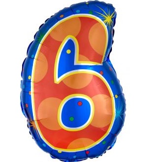 6th Birthday Balloons
