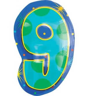 9th Birthday Balloons