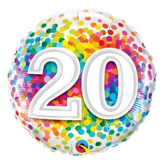 20th Birthday Balloons