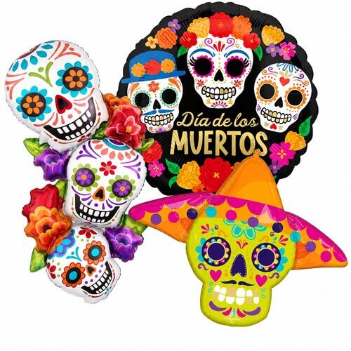 Day of the Dead balloons