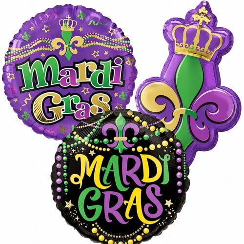 Mardi Gras Balloons