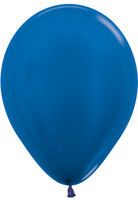 Metallic Blue Latex Balloons