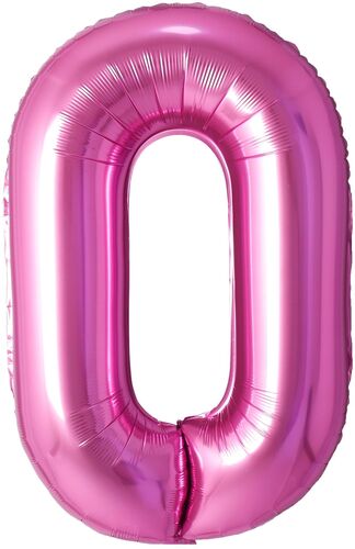 Pink Number Balloons