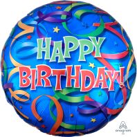 Jumbo Celebration Streamers Birthday Balloon