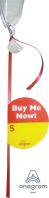 Buy Me Now Balloon Stickers (100pcs)