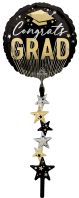 Airwalker Tail Stripes On Stripes Grad Stars Balloon