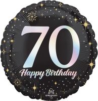 Standard Sparkling Birthday 70 Balloon