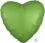 18" Kiwi Green Heart (non-packaged) Balloon