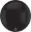 Orbz 16" Black Balloon