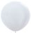 36" Satin White (2pcs) Sempertex Balloons