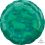18" Iridescent Green Circle Balloon