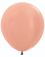 18" Metallic Rose Gold (25pcs) Sempertex Balloons
