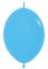 12" Fashion Blue Link-O-Loons (25pcs) Sempertex Balloons
