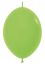 06" Fashion Lime Green Link-O-Loons (50pcs) Sempertex Balloons