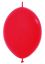12" Fashion Red Link-O-Loons (25pcs) Sempertex Balloons