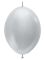 06" Satin Silver Link-O-Loons (50pcs) Sempertex Balloons