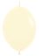 12" Pastel Matte Yellow Link-O-Loons (25pcs) Sempertex Balloons