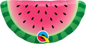 14" Watermelon Slice Balloon (Inflated with Cup and Stick)