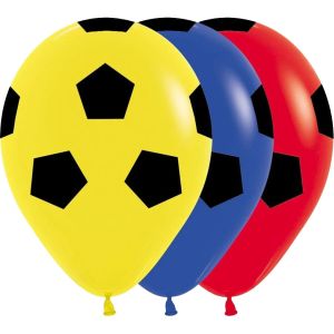 11" Soccer Ball Assortment (50pcs) Balloons