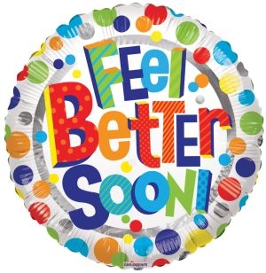 18" Feel Better Soon Balloon