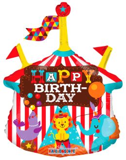 CI: 14" Circus Birthday Balloon