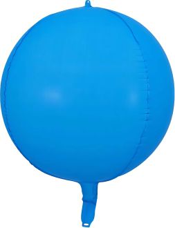 Orb 16" Neon Blue Balloon