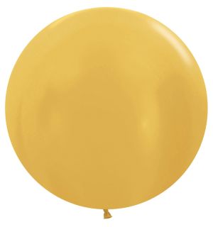 24" Metallic Gold (10pcs) Sempertex Balloons