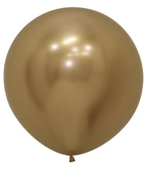 24" Reflex Gold (10pcs) Sempertex Balloons