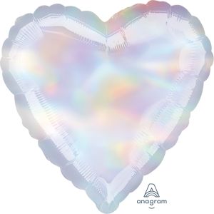 18" Iridescent Heart (non-packaged) Balloon