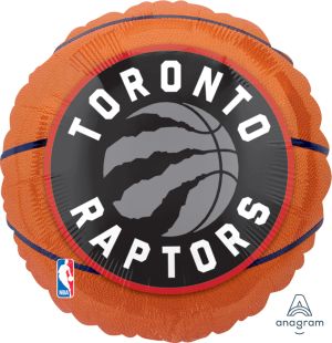 18" Toronto Raptors (non-packaged) Balloon