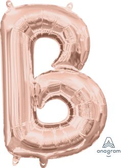 16" Rose Gold Letter B Balloon