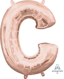 16" Rose Gold Letter C Balloon