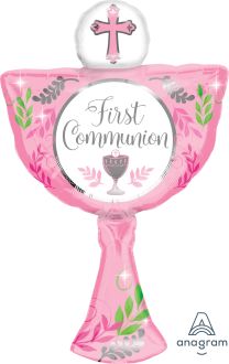 SuperShape Communion Day Girl Balloon