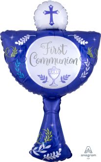 SuperShape Communion Day Boy Balloon