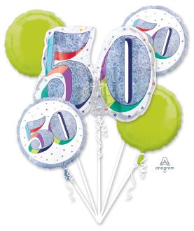 Balloon Bouquet Here's to Your Birthday 50