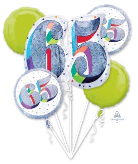 Balloon Bouquet Here's to Your Birthday 65
