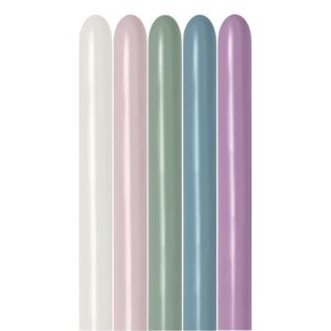 260 Pastel Dusk Assortment (50pcs) Sempertex Balloons