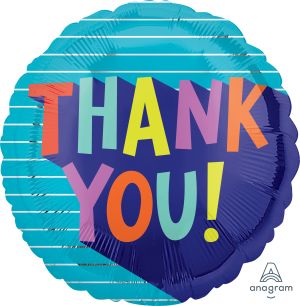 18" Thank You Fun Type Balloon