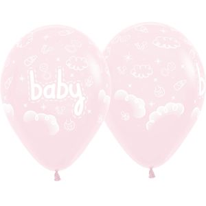 11" Baby Pastel Matte Pink (50pcs) Balloons